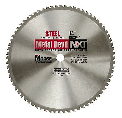 Mk Morse Csm1466nsc Metal Devil 14 In. 66t Metal Cutting Nxt Blade - In Stock