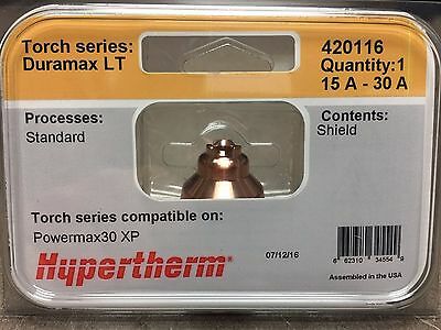 Genuine Hypertherm 420116 Shield Powermax 30 Xp Plasma Duramax Lt