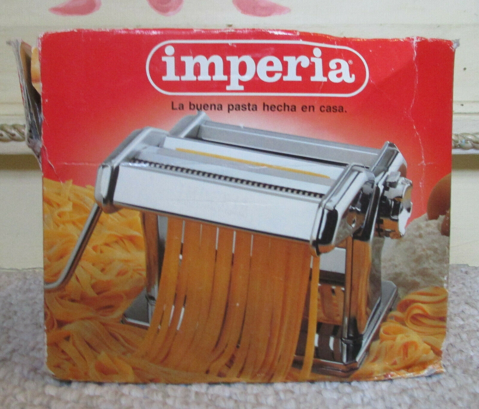 Imperia Pasta Maker Machine Heavy Duty Stainless Steel - Gently Used